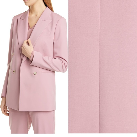 Hugo Boss Jericoa Stretch Wool Double Breasted Blazer - Picture 4 of 9